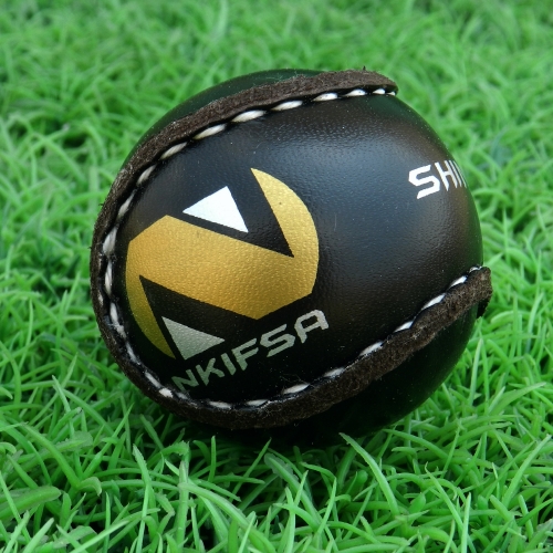 Black shinty ball